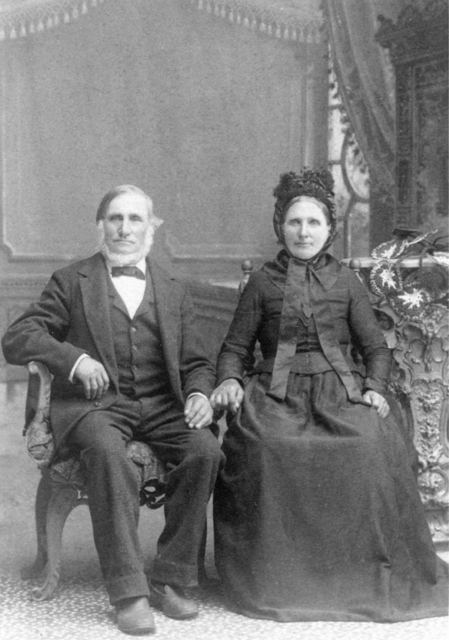 Friedrich and Wilhelmine Krenz later in life, after their children had grown. 